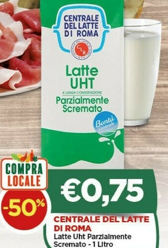 Crai Latte parzialmente scremato offerta