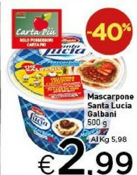 Crai Mascarpone offerta
