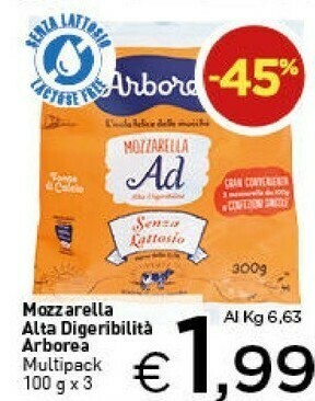 Crai Mozzarella offerta