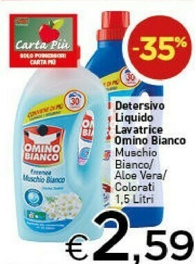 Crai Detersivo lavatrice offerta