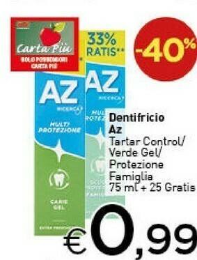 Crai Dentifricio offerta