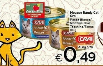 Crai Cibo per gatti offerta