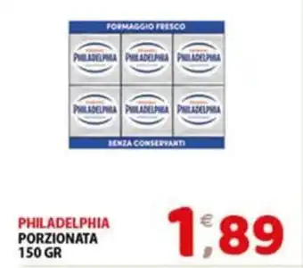 Mio Market PHILADELPHIA PORZIONATA 150 GR offerta