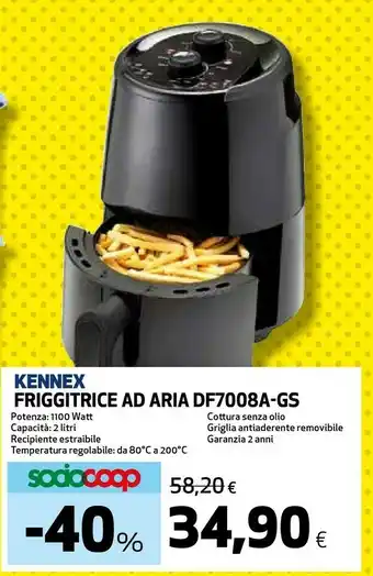 Coop Friggitrice ad aria df7008a-gs offerta