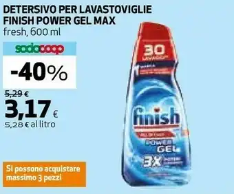 Coop Detersivo per lavastoviglie 600 ml offerta