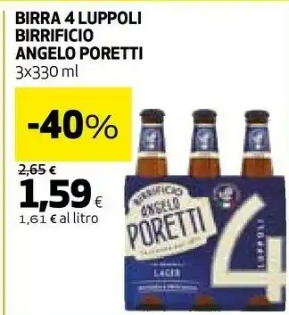 Coop Birra 4 luppoli 990 ml offerta