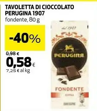 Coop Tavoletta di cioccolato fondente 80 g offerta