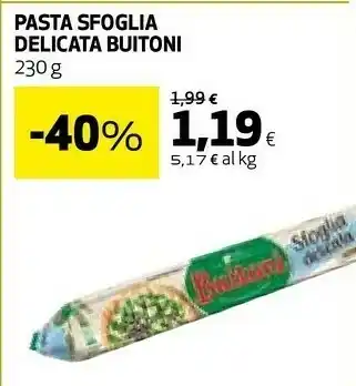 Coop Buitoni - la sfoglia delicata offerta