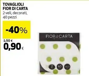 Coop Fior di carta tovaglioli offerta