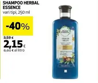 Coop Herbal essences 8001841170282 shampoo per capelli donna non professionale 250 ml offerta