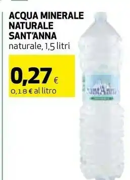 Coop Acqua sant'anna offerta