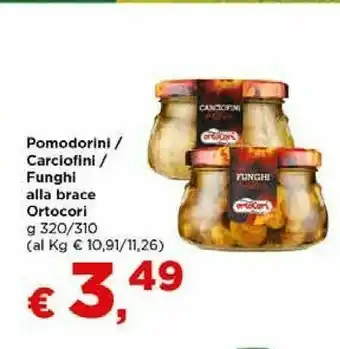 Metà Carciofini alla brace offerta
