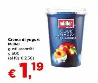 Crema di yogurt pesca & albicocca 500 g(ml)
