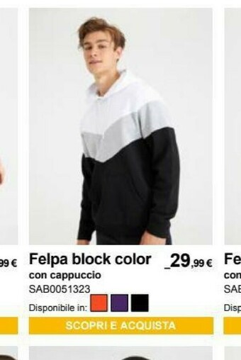 Terranova Felpa uomo offerta