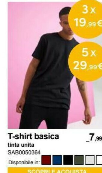 Terranova T-shirt uomo offerta