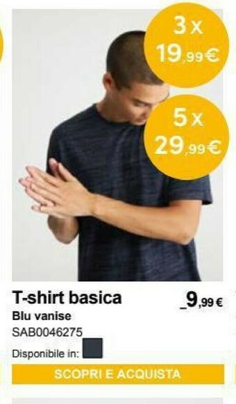 Terranova T-shirt uomo offerta