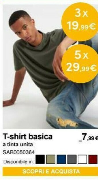 Terranova T-shirt uomo offerta