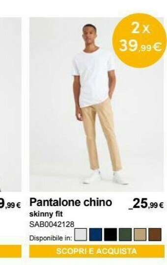 Terranova Pantaloni uomo offerta