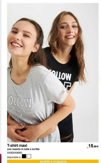 Terranova T-shirt uomo offerta