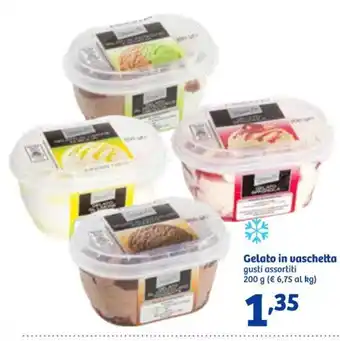 In'S Mercato Gelato in vaschetta gusti assortiti 200 g offerta