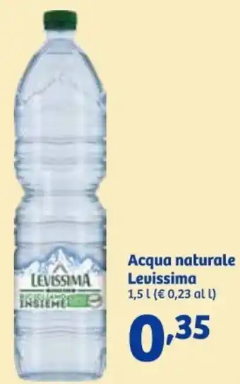 In'S Mercato Acqua naturale Levissima 1,5 L offerta