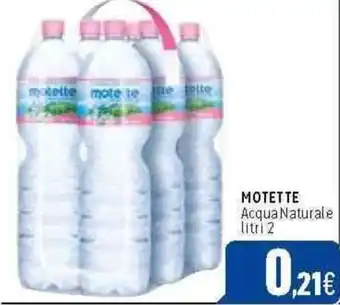 C+C Cash and Carry MOTETTE Acqua Naturale litri 2 offerta