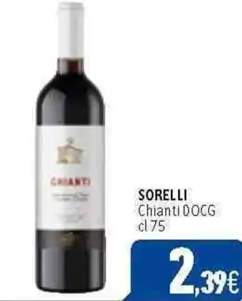 C+C Cash and Carry SORELLI Chianti 00CG cl 75 offerta