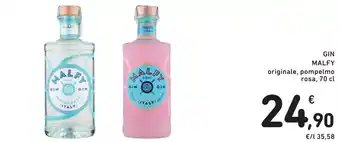 Spazio Conad GIN MALFY originale, pompelmo rosa, 70 cl offerta