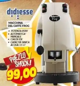 Risparmio Casa didiesse MACCHINA DEL CAFFE FROG offerta