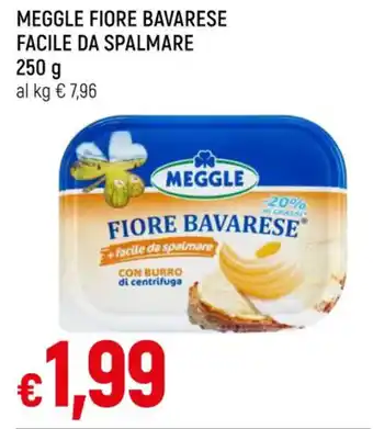 Famila Superstore MEGGLE FIORE BAVARESE FACILE DA SPALMARE 250 g offerta