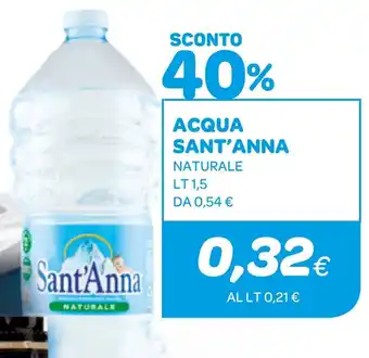 Ekom ACQUA SANT'ANNA NATURALE LT 1,5 offerta