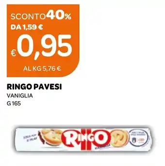 Ekom RINGO PAVESI VANIGLIA g 165 offerta