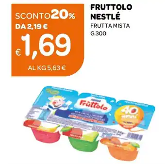 Ekom FRUTTOLO NESTLÉ FRUTTA MISTA G 300 offerta