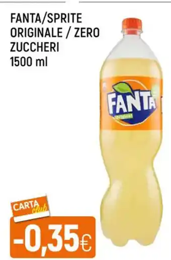 Famila Superstore FANTA/SPRITE ORIGINALE / ZERO ZUCCHERI 1500 ml offerta