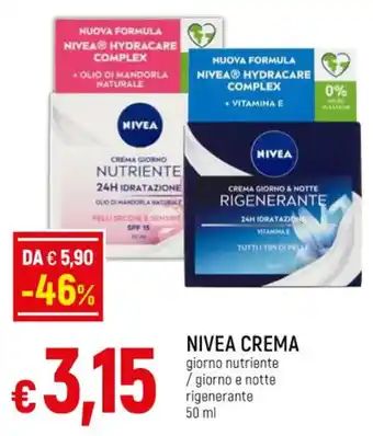 Famila Superstore NIVEA CREMA giorno nutriente giorno e notte rigenerante 50 ml offerta