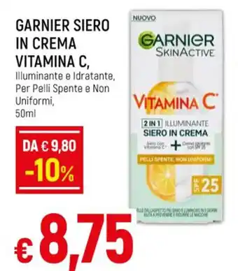 Famila Superstore GARNIER SIERO IN CREMA VITAMINA C, 50 ml offerta