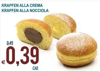 MD Discount Krapfen Alla Crema Krapfen Alla Nocciola offerta