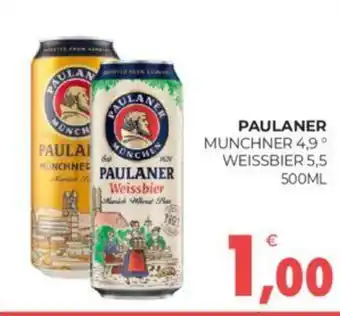 Eté PAULANER MUNCHNER 4,9° WEISSBIER 5,5 500ML offerta