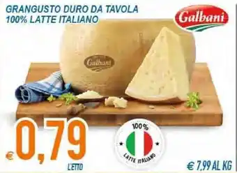 MD Discount Galbani Grangusto Duro da Tavola 100% Latte Italiano offerta