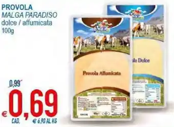 MD Discount Malga Paradiso Provola 100g offerta