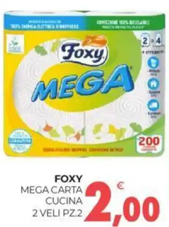 Eté FOXY MEGA CARTA CUCINA 2 VELI PZ.2 offerta