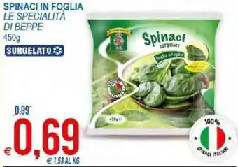 MD Discount Spinaci in Foglia 450g offerta