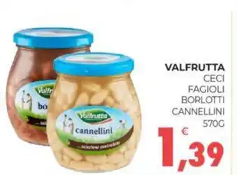 Eté VALFRUTTA CECI FAGIOLI BORLOTTI CANNELLINI 570 g offerta