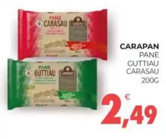 Eté CARAPAN PANE GUTTIAU CARASAU 200 g offerta