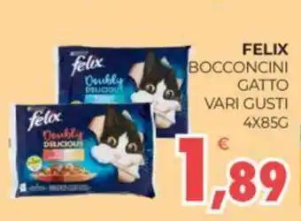 Eté FELIX BOCCONCINI GATTO VARI GUSTI 4X85G offerta