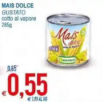 MD Discount Gustato Mais Dolce 285g offerta