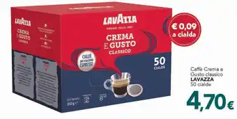 Altasfera Caffè Crema e Gusto classico LAVAZZA 50 cialde offerta