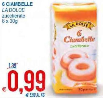 La Dolce 6 Ciambelle 6x30g