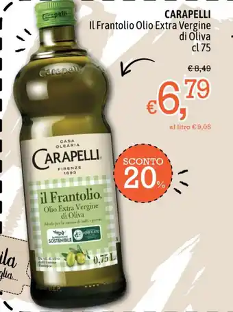 Famila Market CARAPELLI Il Frantolio Olio Extra Vergine di Oliva cl75 offerta