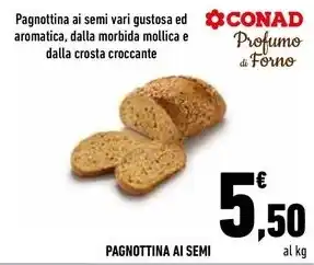 Conad PAGNOTTINA AI SEMI offerta